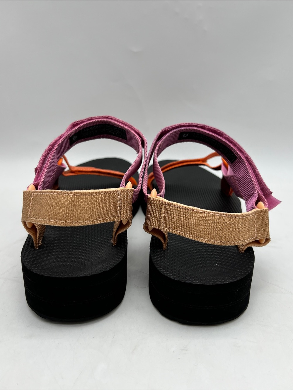 Teva Midform Universal Women’s Size 10 Pink Orange Multi Platform Sandals - Picture 4 of 9